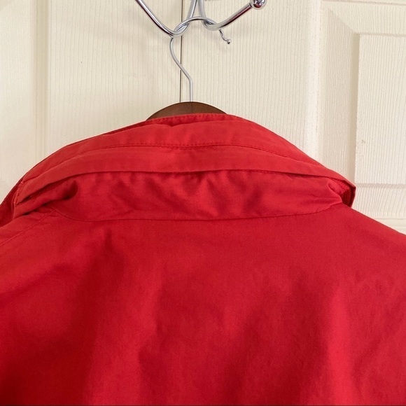 Vintage Duckster Zip Away Hood Zip Red Windbreaker - Picture 7 of 10